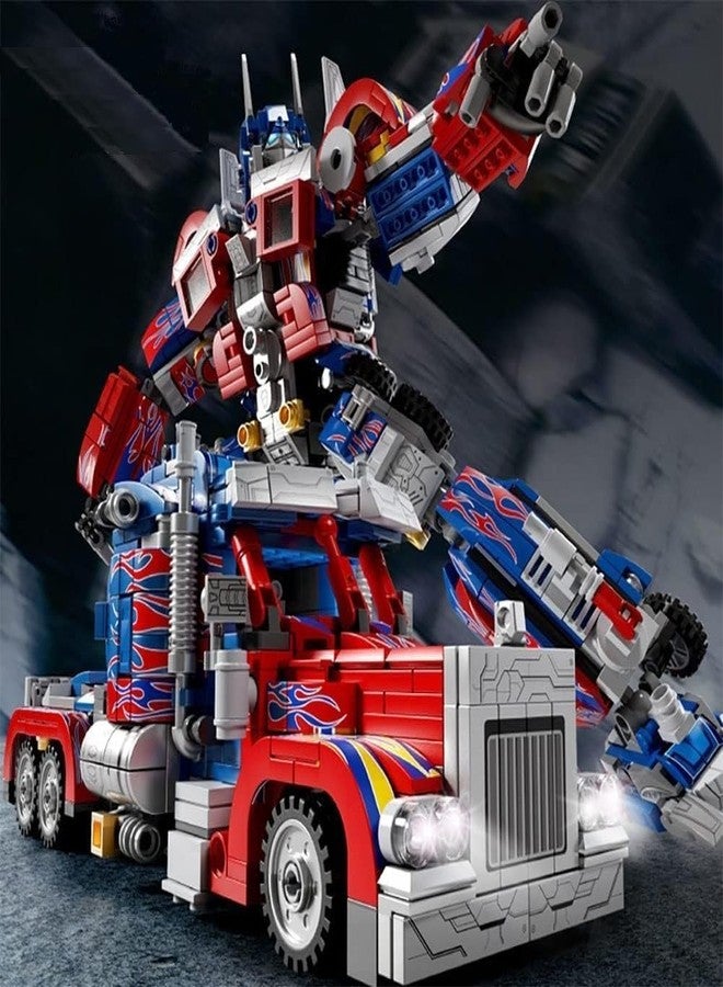 EXOMOON Robot Building Toy Set, Including 2 Transforming Robot Building Kit, Truck Soldier Overrun Soldier, Construction Truck Blocks Toys for Boys Age 6 7 8 9 10+ Year Old (643 Pieces) - Image 2